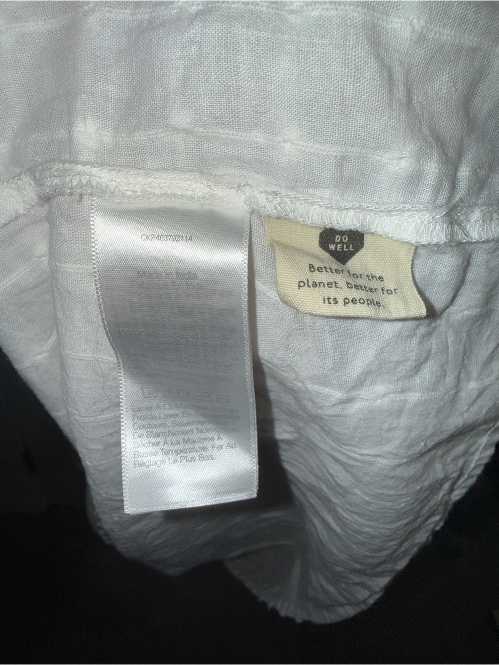 Madewell White Textured Swiss Dot Spaghetti Strap Midi Dress Coverup - Picture 8 of 8